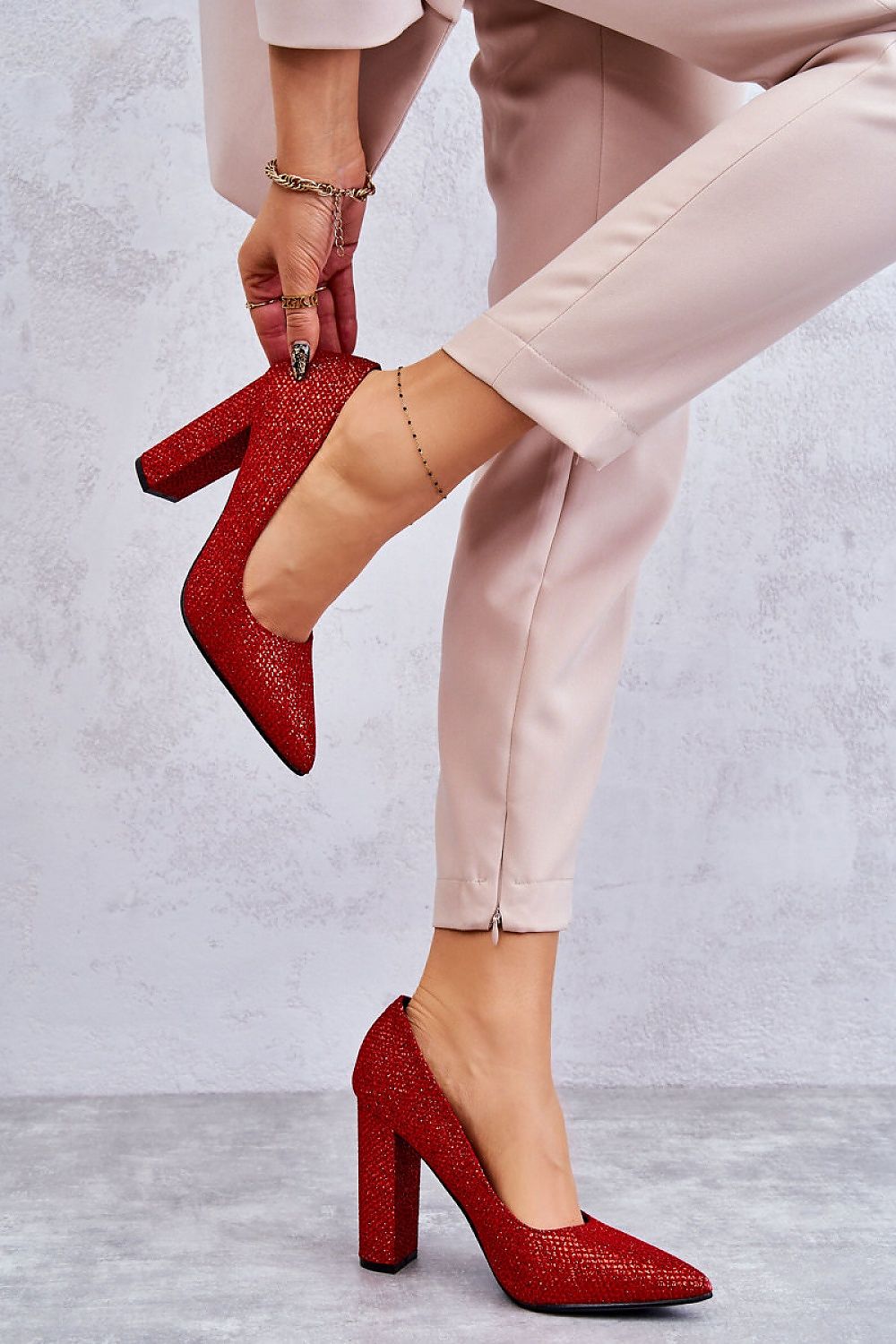  Pumps met dikke hak model 175264 Step in style 