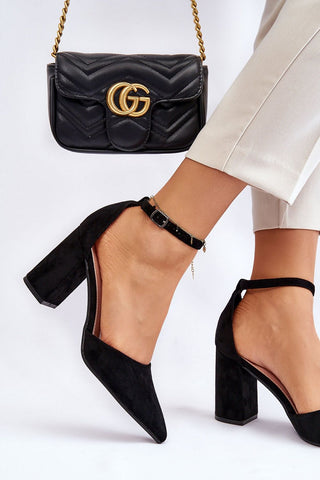  Pumps met dikke hak model 176242 Step in style 
