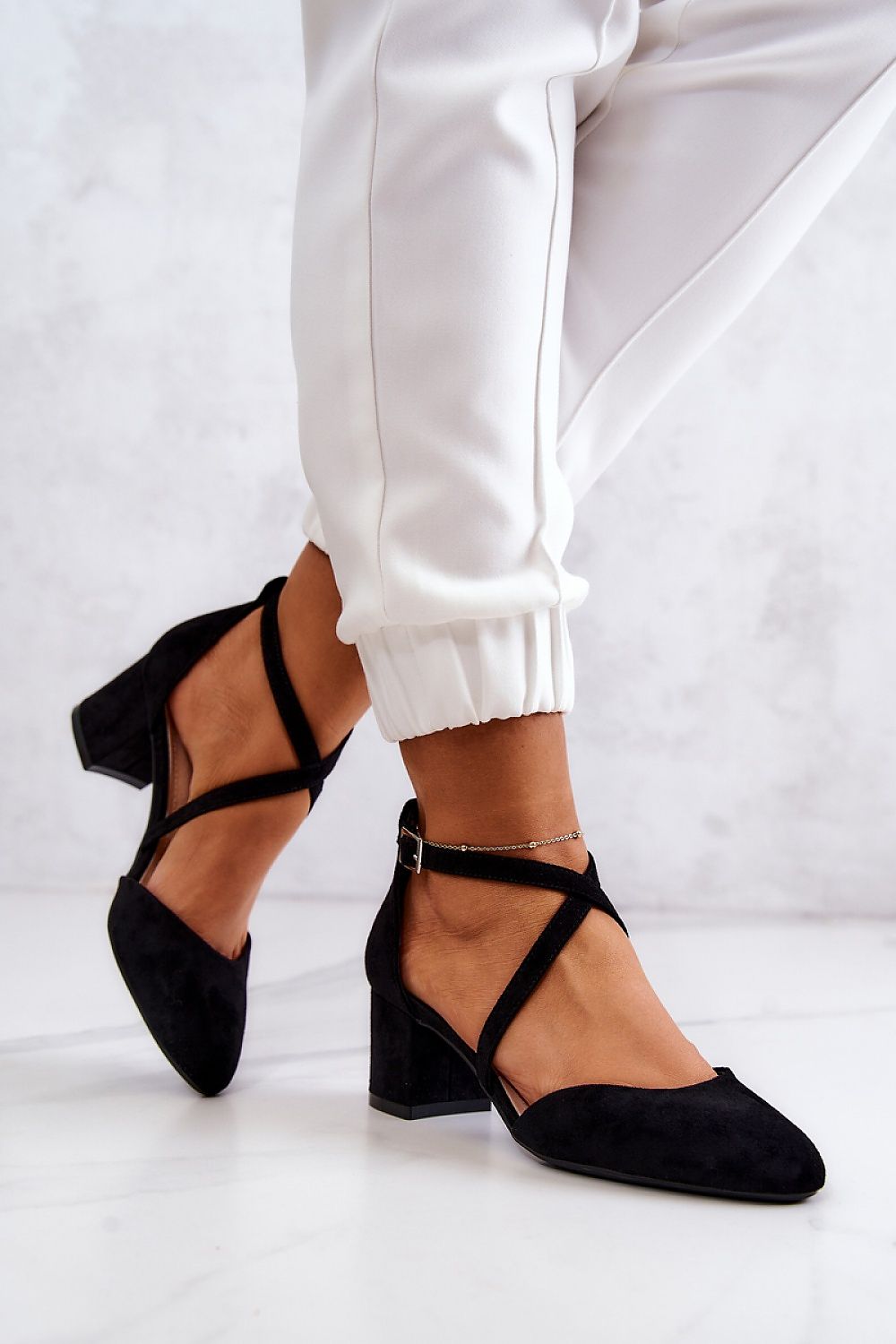  Pumps met dikke hak model 176245 Step in style 