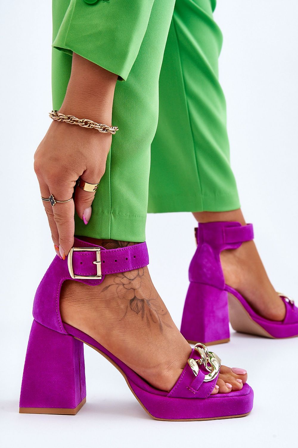 sandalen op hak model 177707 Step in style 