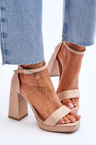  sandalen op hak model 179871 Step in style 