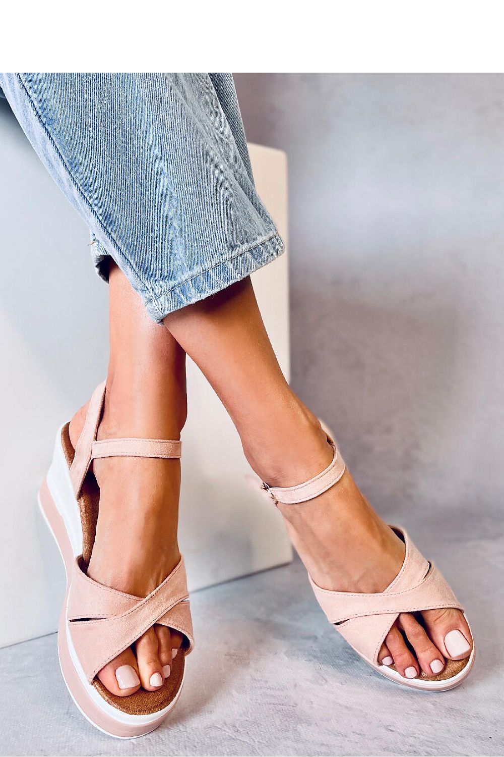  sandalen op hak model 180391 Inello 