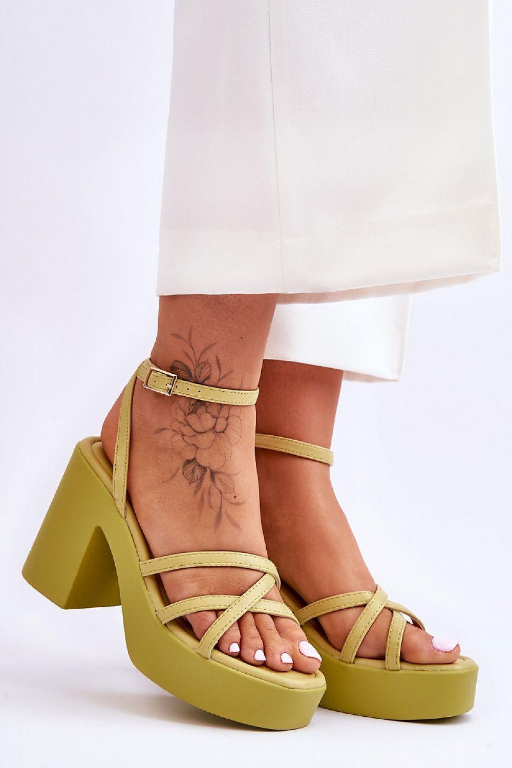  sandalen op hak model 180546 Step in style 