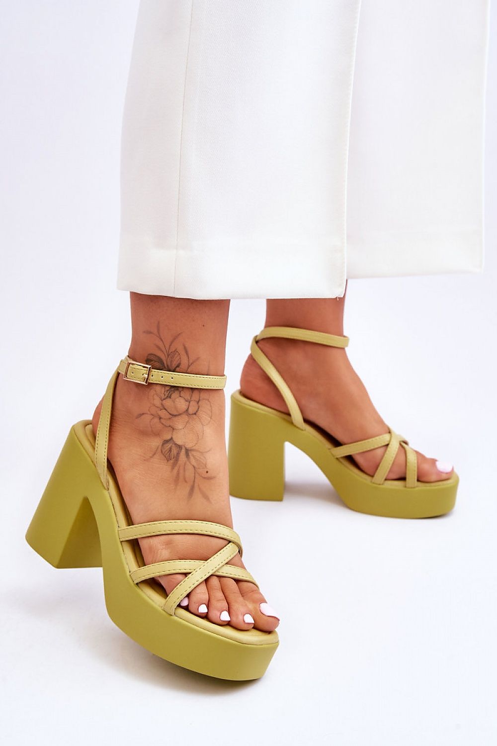  sandalen op hak model 180546 Step in style 