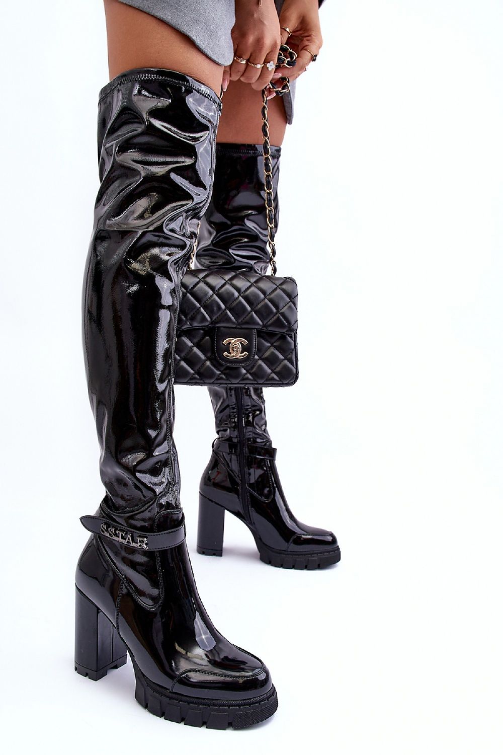  Laarzen met hoge hakken model 185575 Step in style 