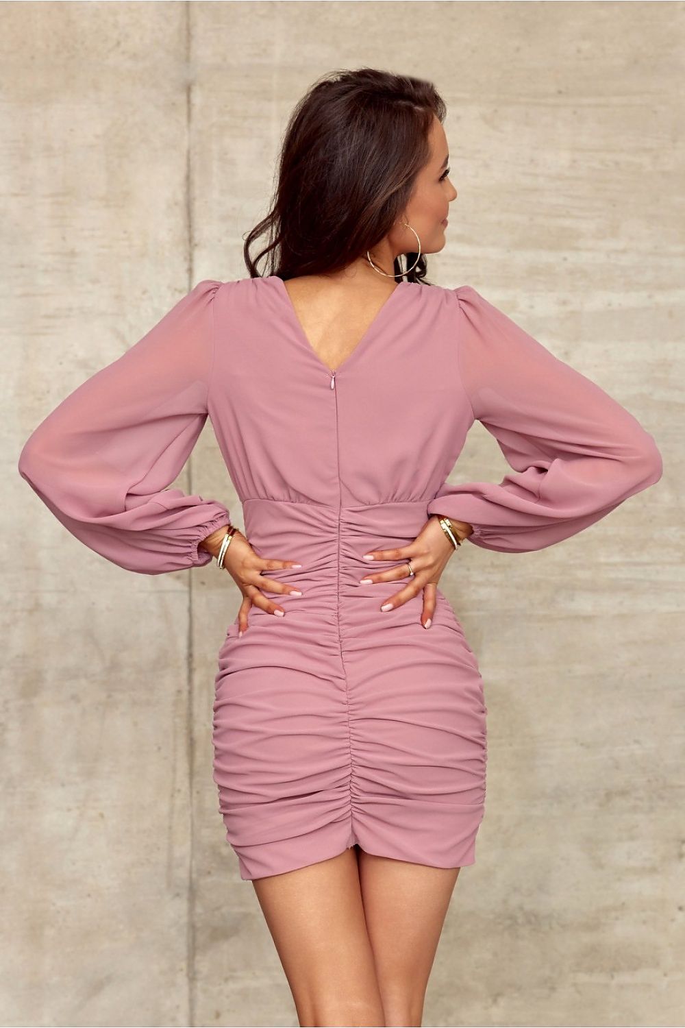  Korte jurk model 186639 Roco Fashion 